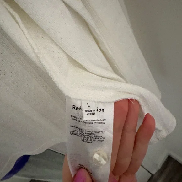 Reformation Cream Knit Top - Picture 4 of 5